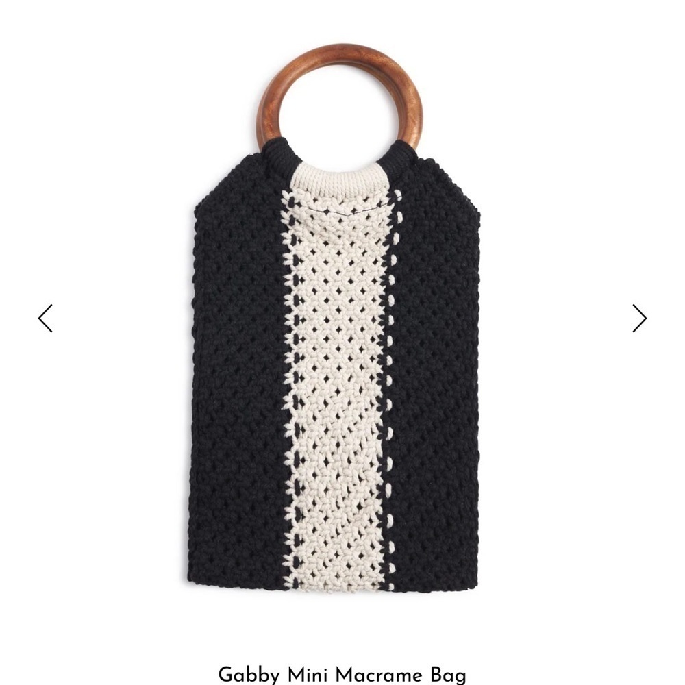 Laude The Label Nwt Gabby Macram Purse Hand Bag — image 7 of 8